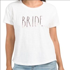 Rae Dunn | NWT Bride Short Sleeve Classic Slub Tee XL